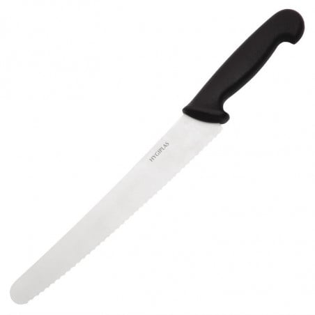 Couteau à Pâtisserie Noir - 25 cm Hygiplas - 1
