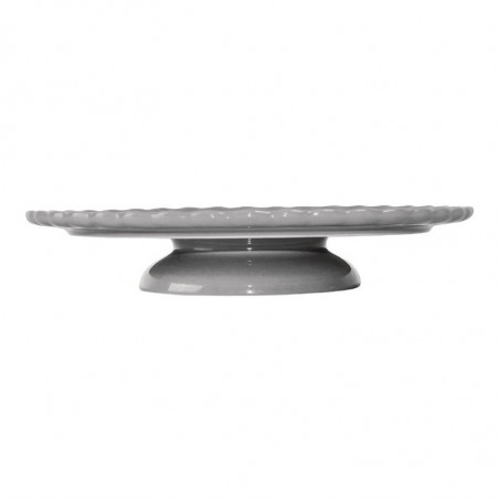 Présentoir à Gâteau Gris En Céramique - Ø 280 mm Olympia - 1 Présentoir à Gâteau Gris En Céramique - Ø 280 mm Olympia - 1