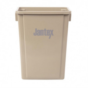 Conteneur de Recyclage Beige en Polypropylène - 56 L Jantex - 1