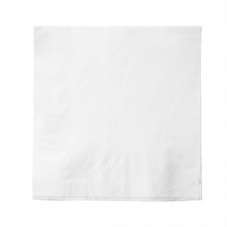 Serviette Snacking Blanche 2 Plis - 150 x 150 mm - Lot de 2000 Fiesta - 1 Serviette Snacking Blanche 2 Plis - 150 x 150 mm - Lot de 2000 Fiesta - 1