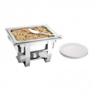 Chafing Dish Inox GN 1/2 - 3,7 L Olympia - 6