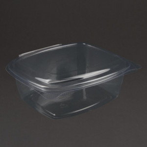 Barquette À Charnière Compostable En PLA 473 Ml - Lot De 300 Vegware - 1