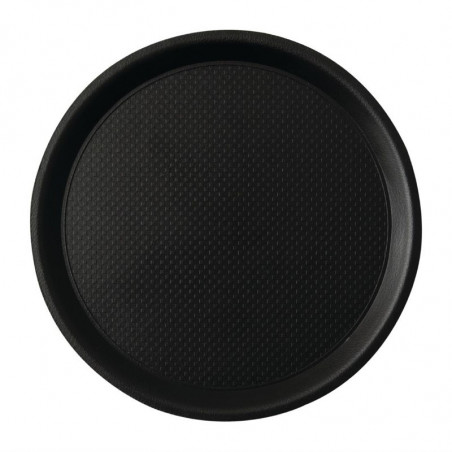 Plateau Anti-dérapant Noir Blackline Rond - Ø 380 mm Roltex - 1 Plateau Anti-dérapant Noir Blackline Rond - Ø 380 mm Roltex - 1