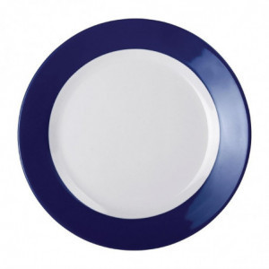Assiette en Mélamine Aile Bleue Gala 230 mm - Lot de 6 Olympia KRISTALLON - 1