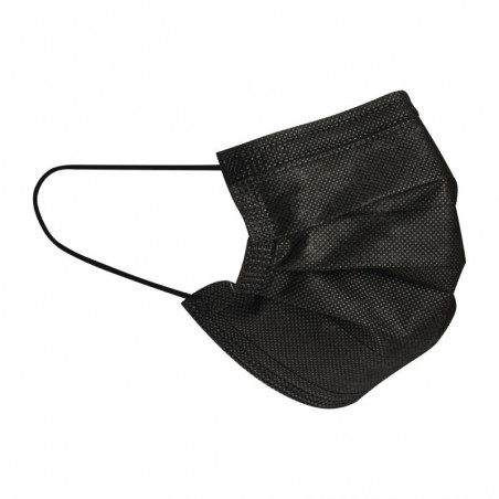 Masques Jetables 3 Plis Noirs - Lot de 50 Utopia - 1 Masques Jetables 3 Plis Noirs - Lot de 50 Utopia - 1