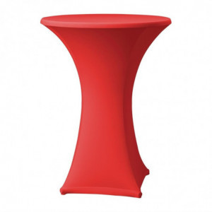 Housse de table Extensible Samba Rouge pour Table avec Pieds Droits FourniResto - 1