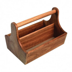 Panier À Condiments En Bois Acacia T&G Woodware - 1