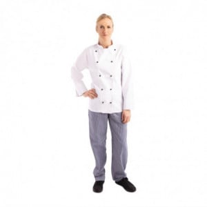 Veste De Cuisine Mixte Chicago Manches Longues Blanche Taille L Whites Chefs Clothing  - 3