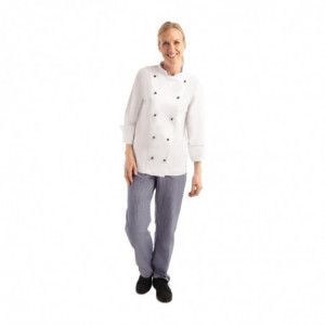 Veste De Cuisine Mixte Chicago Manches Longues Blanche Taille L Whites Chefs Clothing  - 5