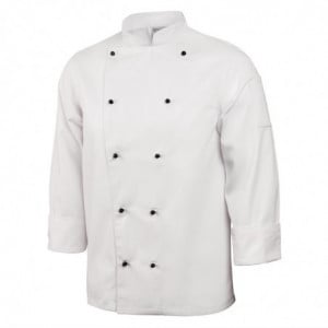 Veste De Cuisine Mixte Chicago Manches Longues Blanche Taille L Whites Chefs Clothing  - 6