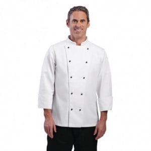 Veste De Cuisine Mixte Chicago Manches Longues Blanche Taille L Whites Chefs Clothing  - 7