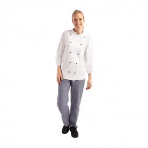 Veste De Cuisine Mixte Chicago Manches Longues Blanche Taille M Whites Chefs Clothing - 5