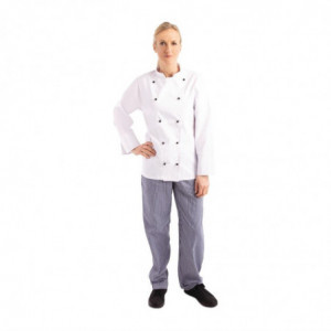 Veste De Cuisine Mixte Chicago Manches Longues Blanche Taille S Whites Chefs Clothing  - 3