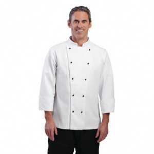 Veste De Cuisine Mixte Chicago Manches Longues Blanche Taille Xs Whites Chefs Clothing - 7