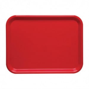 Plateau Nordic 360X280Mm Rouge Roltex - 1