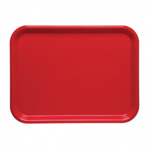 Plateau Nordic 430X330Mm Rouge Roltex - 1