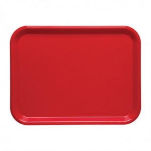 Plateau Nordic 430X330Mm Rouge Roltex - 1