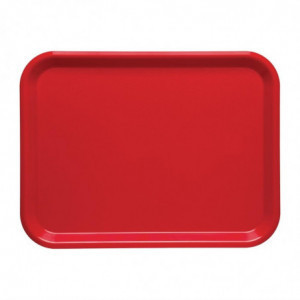 Plateau Nordic 430X330Mm Rouge Roltex - 1