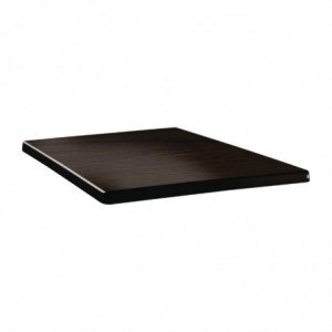 Plateau De Table Carré Classic Line 70X70Cm Wengé Topalit - 1