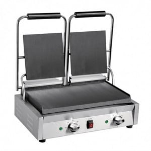 Grill De Contact Double Bistro Lisse/Lisse 230V Buffalo - 8