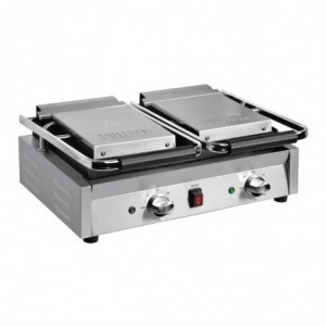 Grill De Contact Double Bistro Lisse/Lisse 230V Buffalo - 9