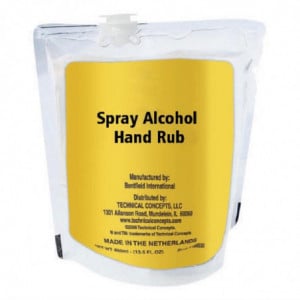 Lotion Spray Nettoyante Avec 60% D'Alcool 400Ml - Lot De 12 Rubbermaid - 1