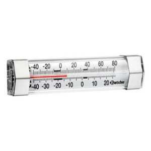Thermomètre pour congélateur ou réfrigérateur en Inox - 29° à +20°C