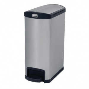 Poubelle À Pédale Latérale en Inox Slim Jim - 50L Rubbermaid - 1