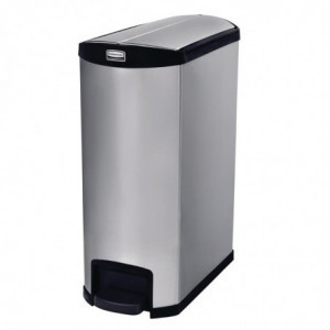 Poubelle à Pédale Latérale en Inox Slim Jim - 90 L Rubbermaid - 1