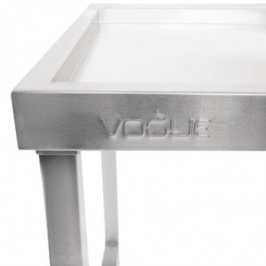 Table de Sortie Gauche Pour Lave-Vaisselle À Capot -L 1100mm Vogue - 4