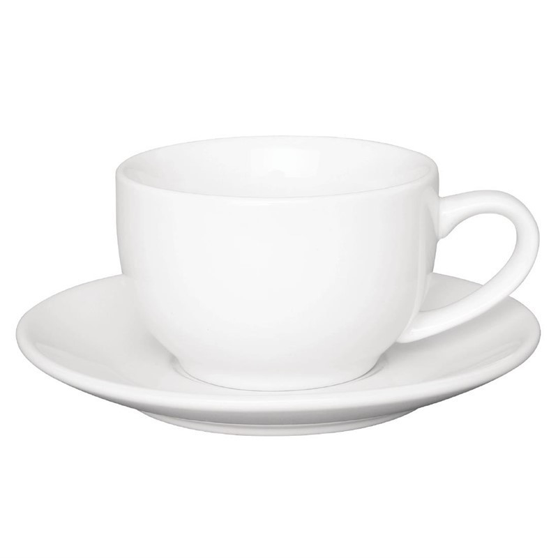 Tasse à café blanche 228ml Lot de 12 Olympia Fourniresto