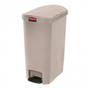 Poubelle À Pédale Latérale Slim Jim 50L - Beige Rubbermaid - 1