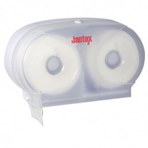 Micro Distributeur Double De Papier Hygiénique Jantex - 1