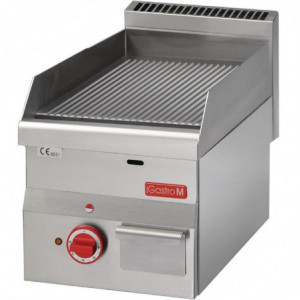 Plancha Électrique Plaque Rainurée - 300 x 600 mm Gastro M - 1