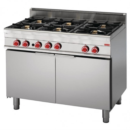 Fourneau 6 Feux Sur Maxi Four Gaz 650 Gastro M - 1 Fourneau 6 Feux Sur Maxi Four Gaz 650 Gastro M - 1