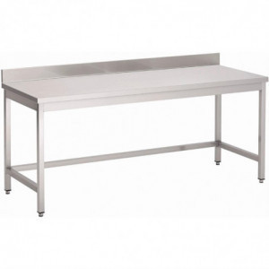 Table Inox Avec Dosseret 1600 X 700 X 850Mm Gastro M - 1