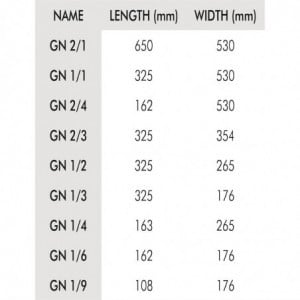 Bac Gastronorme Inox Gn 1/2 100Mm Vogue - 4