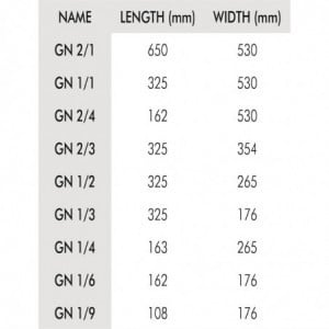 Bac Gastronorme Inox Gn 1/2 100Mm Vogue - 4