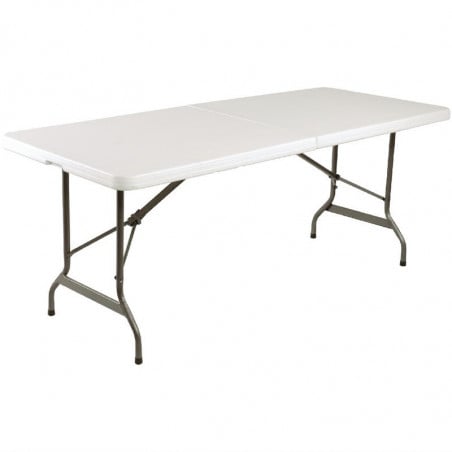 Table Pliable Au Centre Blanche 1829Mm Bolero  - 1