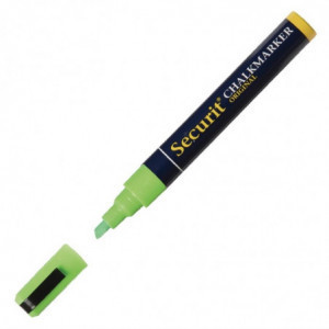 Marqueur Craie 6Mm Vert Securit - 1