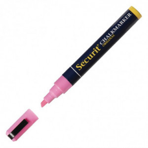 Marqueur Rose Trait 6Mm Securit - 1
