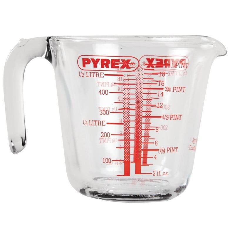 Broc mesureur 500 mL verre PYREX