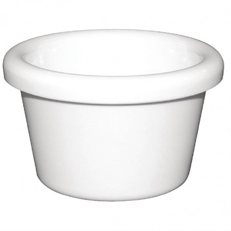 Ramequin Lisse Blanc En Mélamine 63Mm - Lot De 12 Olympia KRISTALLON - 1 Ramequin Lisse Blanc En Mélamine 63Mm - Lot De 12 Olympia KRISTALLON - 1