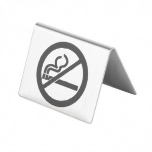 Chevalet De Table En Inox " Non Fumeur" Olympia - 1