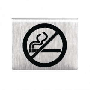 Chevalet De Table En Inox " Non Fumeur" Olympia - 3