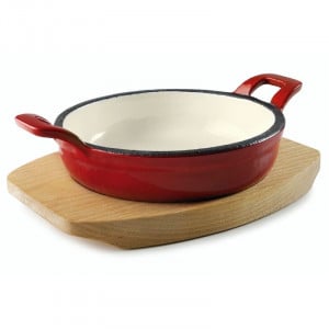 Faitout Round Magma Rouge - Ø 18,5 Cm Lacor - 1