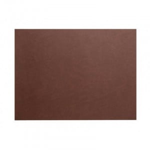 Set De Table Rectangulaire En Cuir Marron Milos - 45 X 30 Cm Lacor - 1