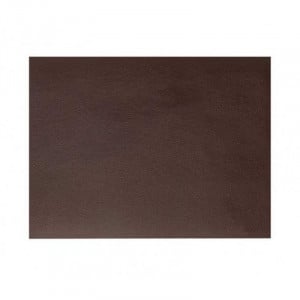 Set De Table Rectangulaire En Cuir Marron Grainé Rinia - 45X30 Cm Lacor - 1