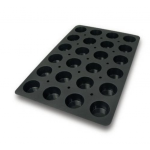 Moule à Gâteaux en Silicone Forme Muffin - 24 Pièces Lacor - 1