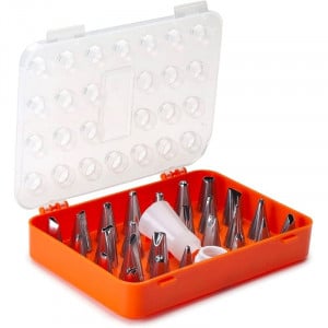 Poche À Douille En Silicone + 4 Douilles Inox - 30 Cm - Lacor - Fourniresto